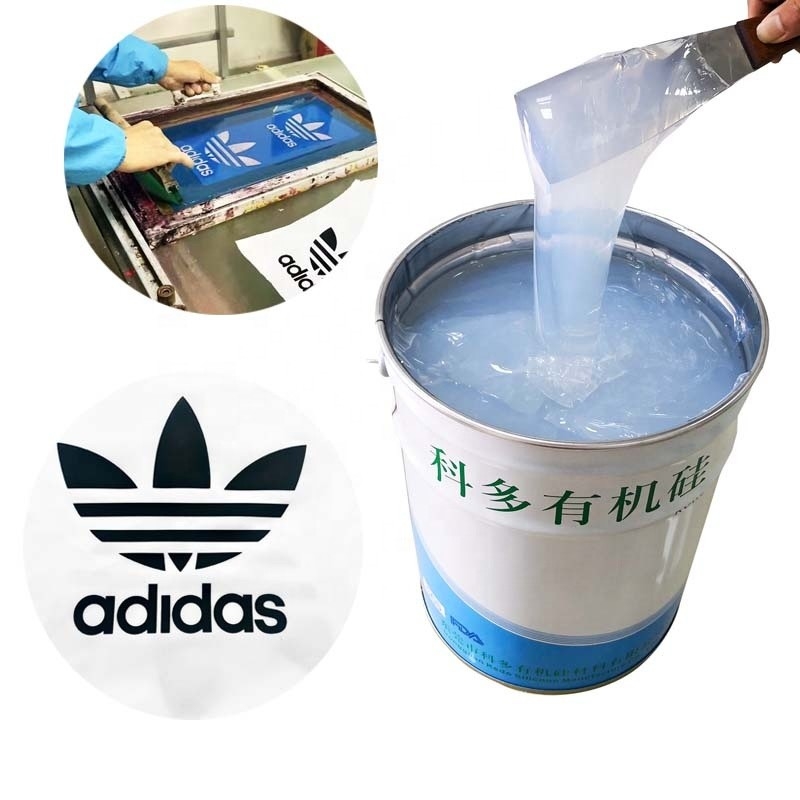 Screen Printing Silicone Ink Embossing , Waterproof  Eco Friendly Ink